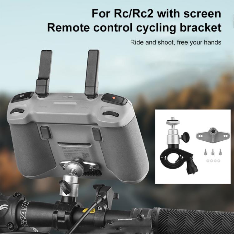 Base adaptadora para control remoto de dron RC/RC 2 BRDRC, soporte para bicicleta (negro y plateado) — imagen 5