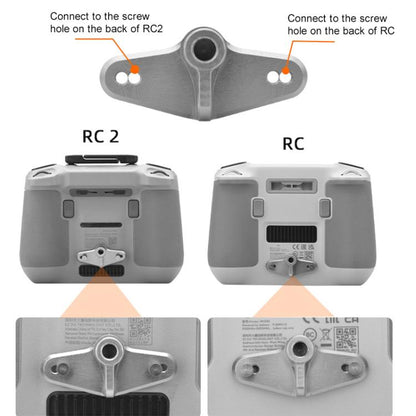Base adaptadora para control remoto de dron RC/RC 2 BRDRC, soporte para bicicleta (negro y plateado) — imagen 7