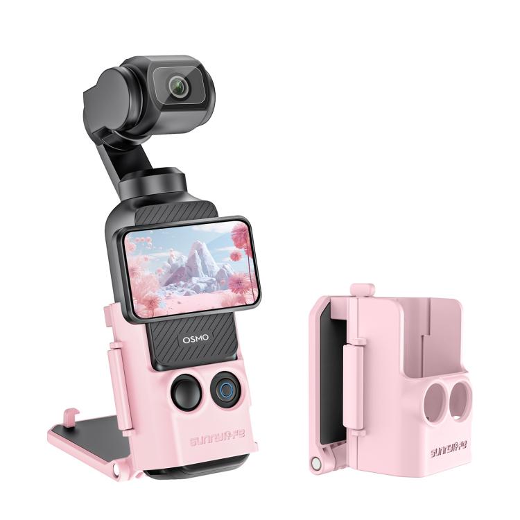 Soporte magnético multifuncional de sobremesa para DJI Osmo Pocket 3 (rosa)