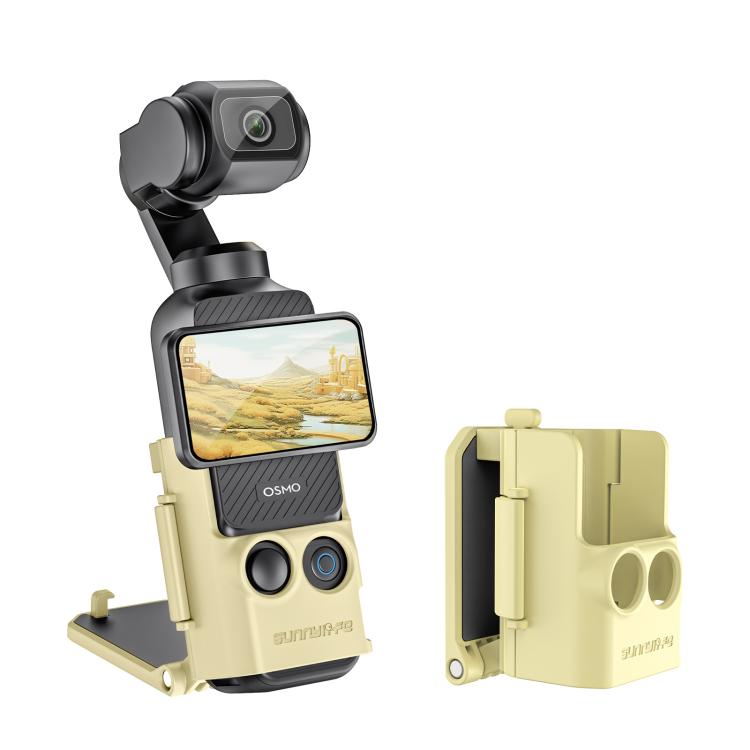 Soporte magnético multifuncional de sobremesa para DJI Osmo Pocket 3 (amarillo)