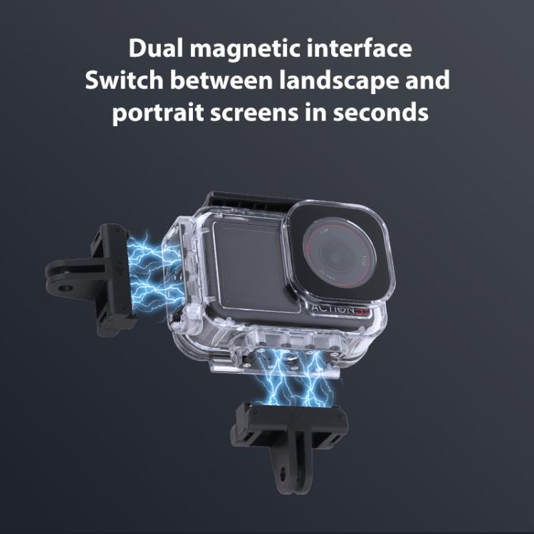 Estuche de buceo magnético impermeable de 60 m con base y kit de regalo para DJI Osmo Action 5 — imagen 6