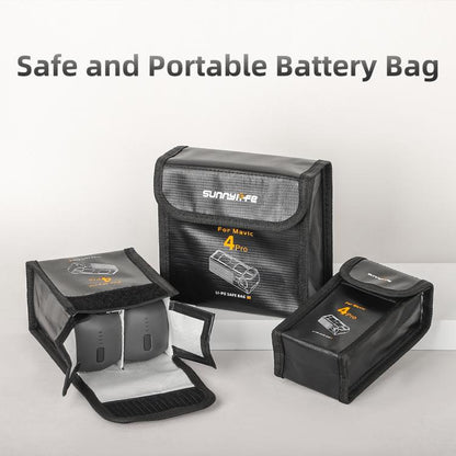 Bolsa protectora a prueba de explosiones para batería Sunnylife para DJI Mavic 4 Pro (para 3 baterías) — imagen 5