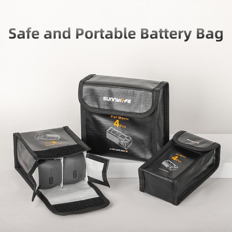 Bolsa protectora a prueba de explosiones para batería Sunnylife para DJI Mavic 4 Pro (para 1 batería) — imagen 5