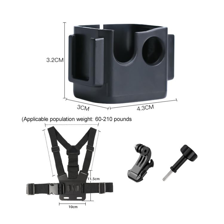 Marco de soporte de expansión adaptador con correa para el pecho para DJI Osmo Pocket 3 — imagen 2