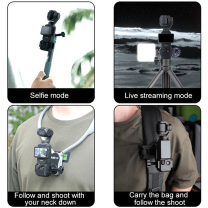 Marco de soporte de expansión con adaptador y correa para la cabeza para DJI Osmo Pocket 3 — imagen 7