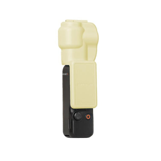 Funda protectora de pantalla para cámara Sunnylife, colorida y con estabilizador para DJI Osmo Pocket 3 (amarilla)