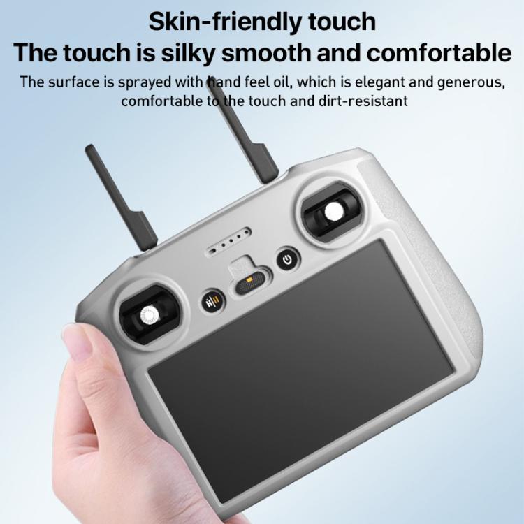 Funda de silicona antigolpes y antiarañazos para control remoto RC 2 (negra) — imagen 4