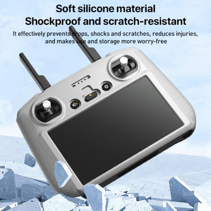 Funda de silicona antigolpes y antiarañazos para control remoto RC 2 (gris) — imagen 6