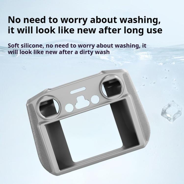 Funda de silicona antigolpes y antiarañazos para control remoto RC 2 (gris) — imagen 7