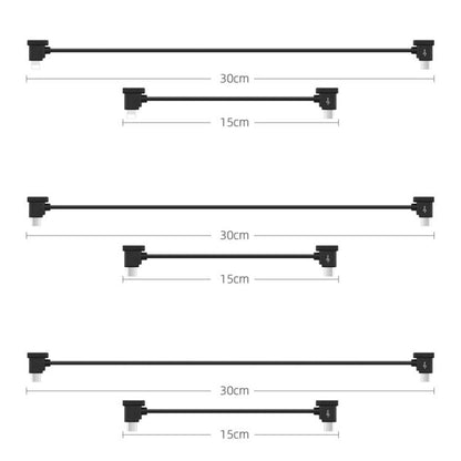 Cable de datos convertidor BRDRC, tipo: 15 cm, tipo C a 8 pines para DJI Mavic 3 / Mini 4 Pro / Mini 2 y más para DJI DJI Ma…