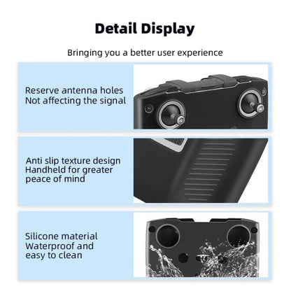 Funda de silicona antigolpes y antiarañazos para control remoto RC-N2/RC-N1 BRDRC (gris) — imagen 13