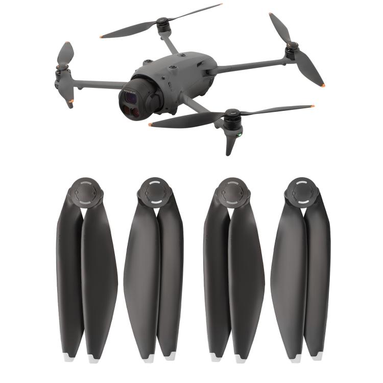 Hélices de liberación rápida Sunnylife 1158F para DJI Mavic 4 Pro (punta plateada)