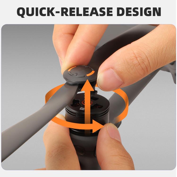 Hélices de liberación rápida Sunnylife 1158F para DJI Mavic 4 Pro (punta naranja) — imagen 6