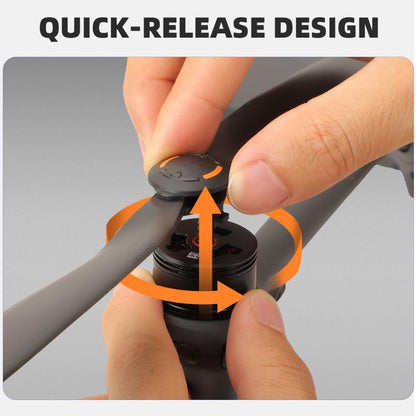 Hélices de liberación rápida Sunnylife 1158F para DJI Mavic 4 Pro (dos pares, punta naranja) — imagen 6