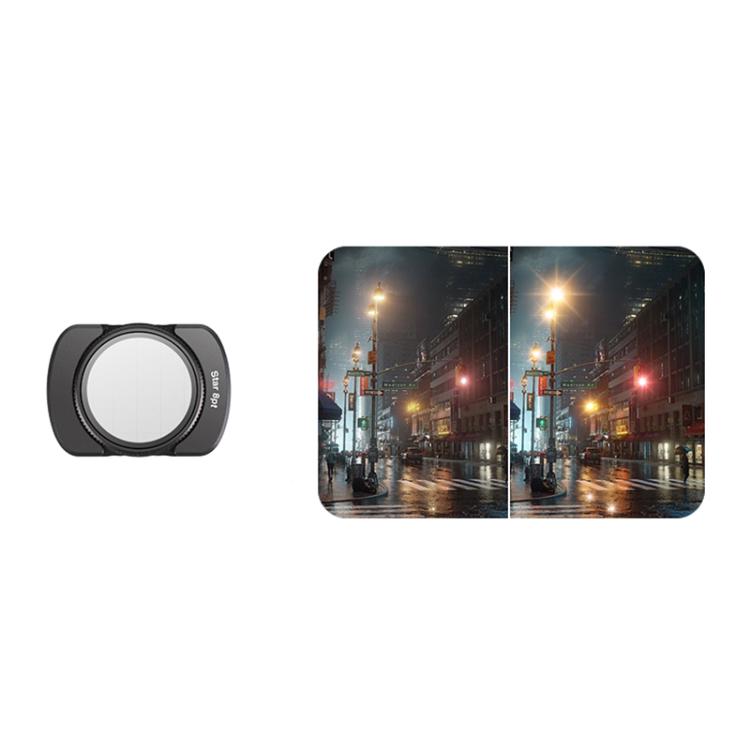 Filtro de lente para cámara, filtro: estrella ajustable para DJI Osmo Pocket 3