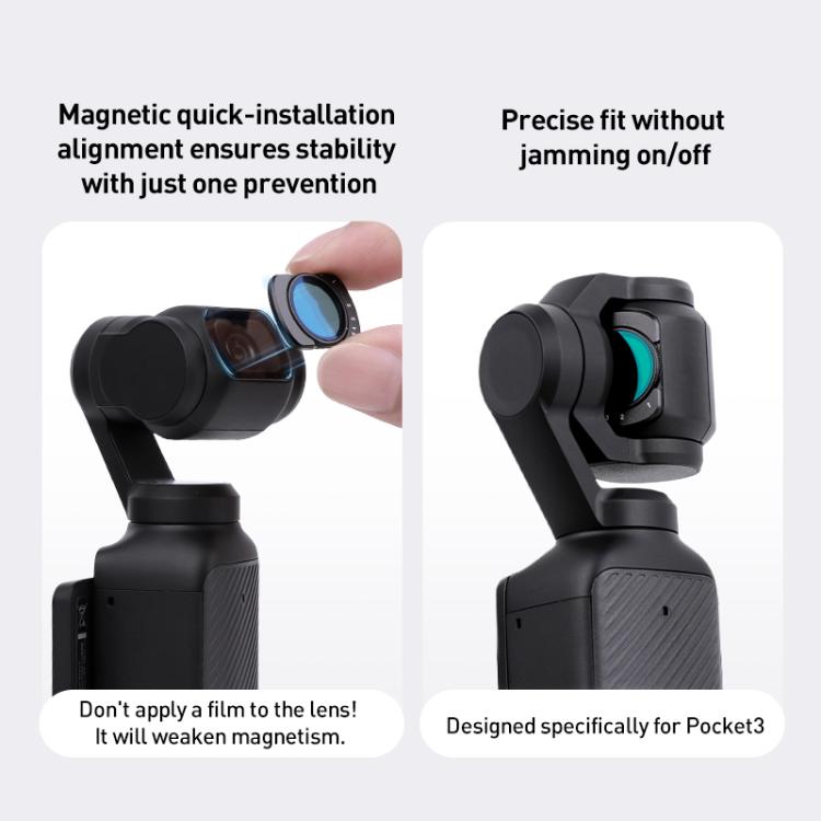 Filtro de lente para cámara, filtro ND8 para DJI Osmo Pocket 3 — imagen 4