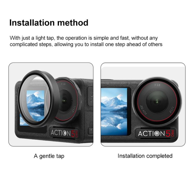 Filtro de lente para cámara Action 5 Pro, ND64 — imagen 12