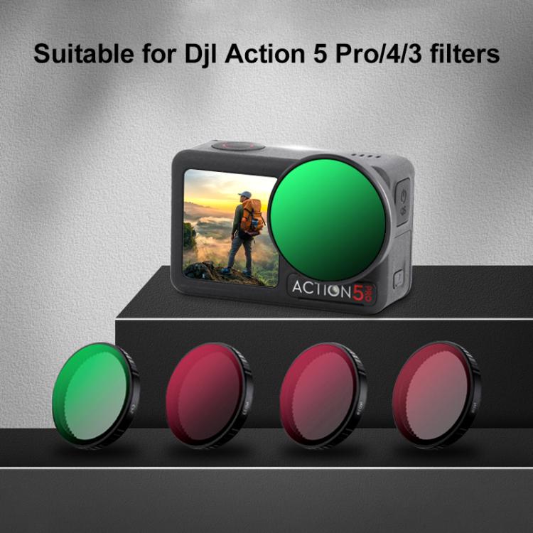 Filtro de lente para cámara Action 5 Pro, filtro: UV — imagen 2