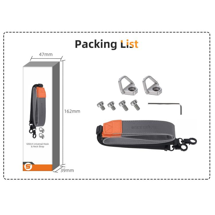 Cordón multiusos Sunnylife GS014 con hebilla de aluminio CNC (gris) — imagen 12