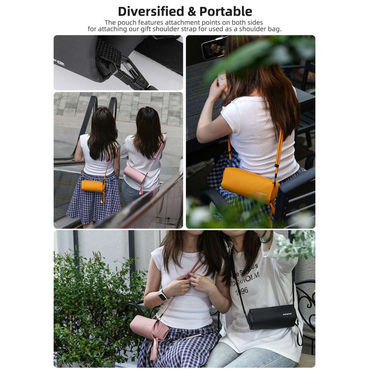 Bolso de mano, bolso de hombro, minibolso de viaje diario para DJI Osmo Pocket 3 (rosa) — imagen 7