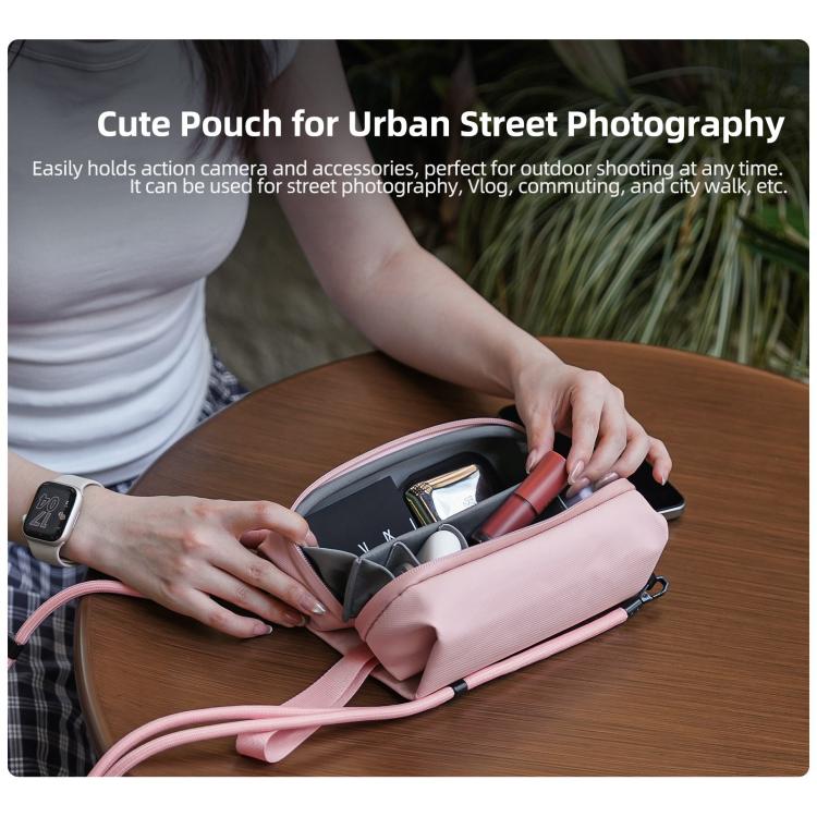 Bolso de mano, bolso de hombro, minibolso de viaje diario para DJI Osmo Pocket 3 (negro) — imagen 9
