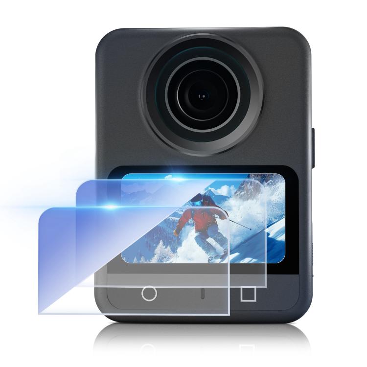Películas de vidrio 2 templado transparentes para DJI Osmo 360 (HD)