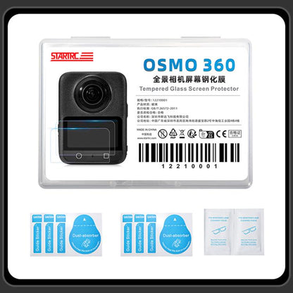 Películas de vidrio 2 templado transparentes para DJI Osmo 360 (HD) — imagen 12