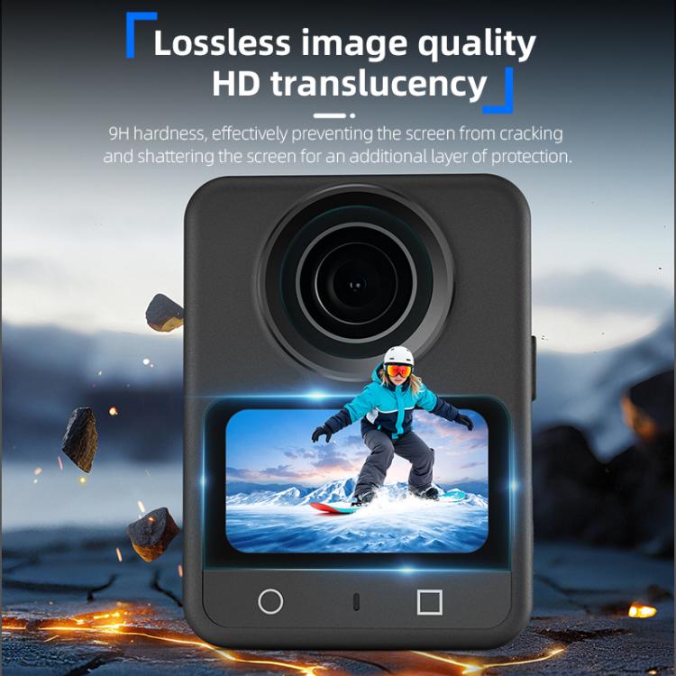 Películas de vidrio 2 templado transparentes para DJI Osmo 360 (HD) — imagen 8