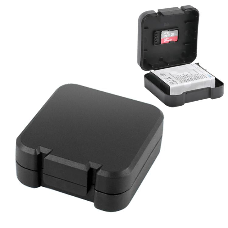 Batería Caja de almacenamiento de y tarjeta de memoria para DJI Osmo Action 5 (negra)