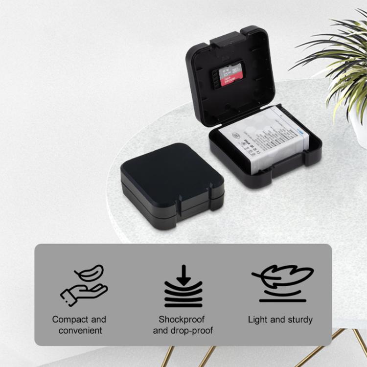 Batería Caja de almacenamiento de y tarjeta de memoria para DJI Osmo Action 5 (negra) — imagen 4