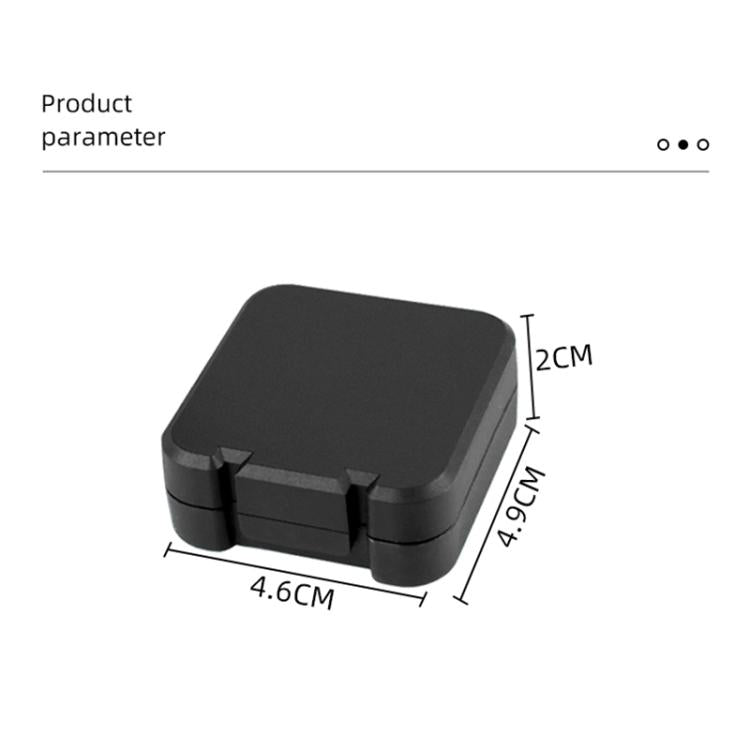 Batería Caja de almacenamiento de y tarjeta de memoria para DJI Osmo Action 5 (negra) — imagen 9