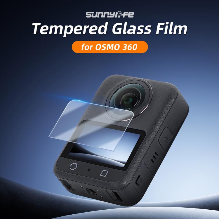 1 protector de pantalla Sunnylife de vidrio templado para DJI Osmo 360 (transparente) — imagen 3