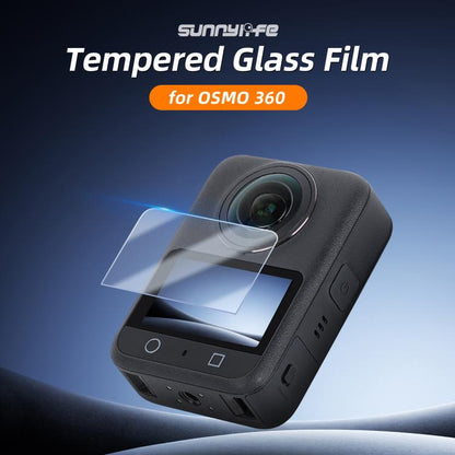 Protectores de pantalla 2 Sunnylife de vidrio templado para DJI Osmo 360 (transparentes) — imagen 3