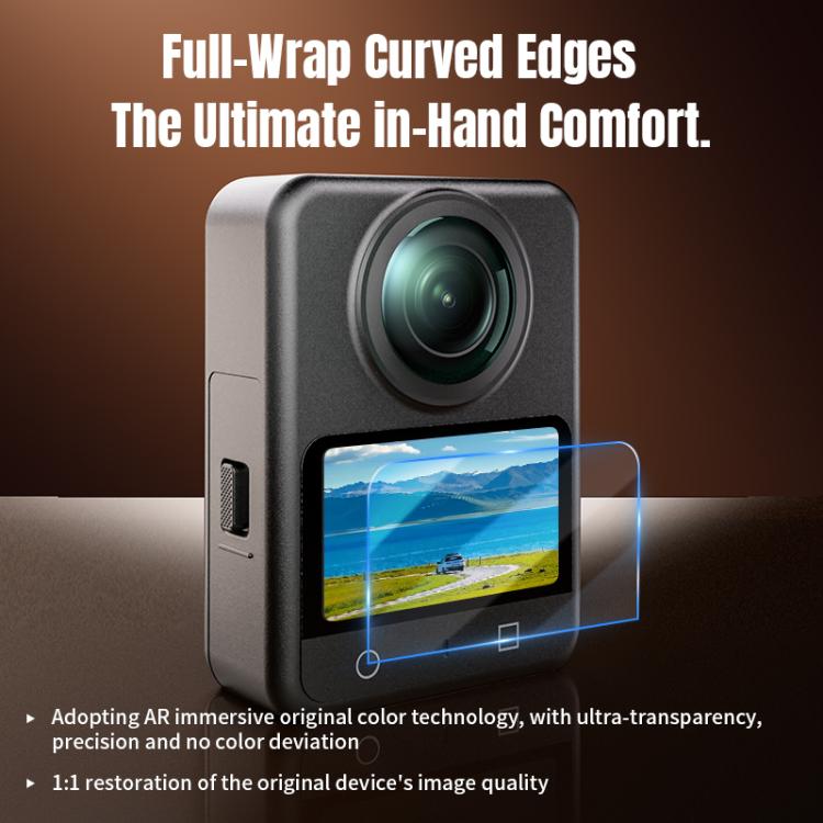 Película de vidrio templado a prueba de explosiones para DJI Osmo 360 (transparente) — imagen 5