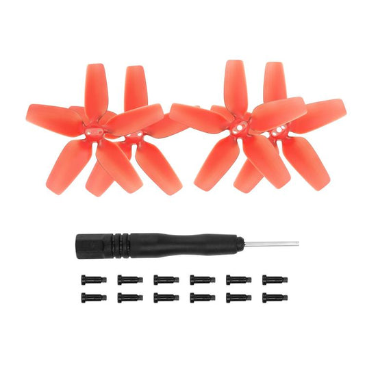 Hélices de colores, tipo: dos pares para DJI Avata (rojos)