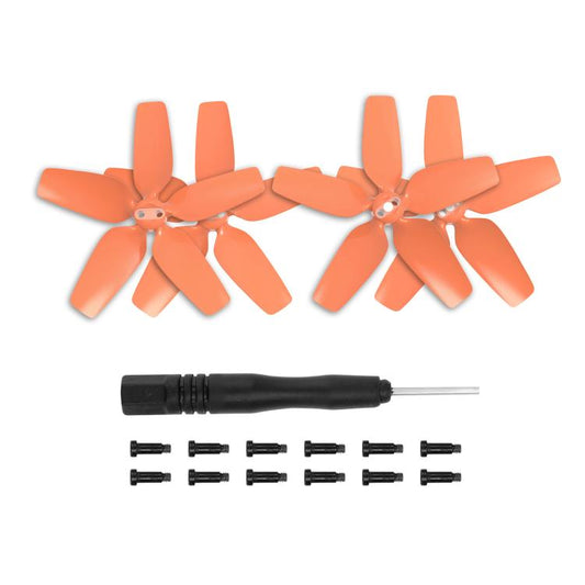 Hélices de colores, tipo: dos pares para DJI Avata (naranja)