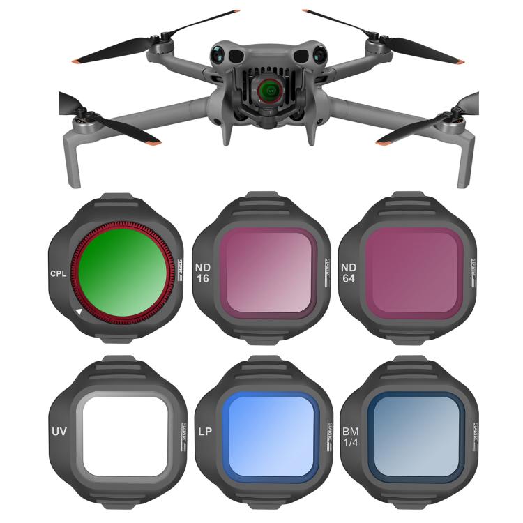 Filtro de lente de cámara STARTRC, filtro mixto 6 en 1 para DJI Mini 5 Pro