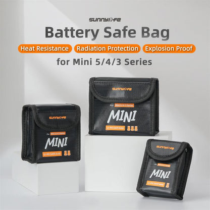 Bolsa protectora a prueba de explosiones para baterías Sunnylife de la serie /4/3 para DJI Mini 5 (para 2 baterías) — imagen…