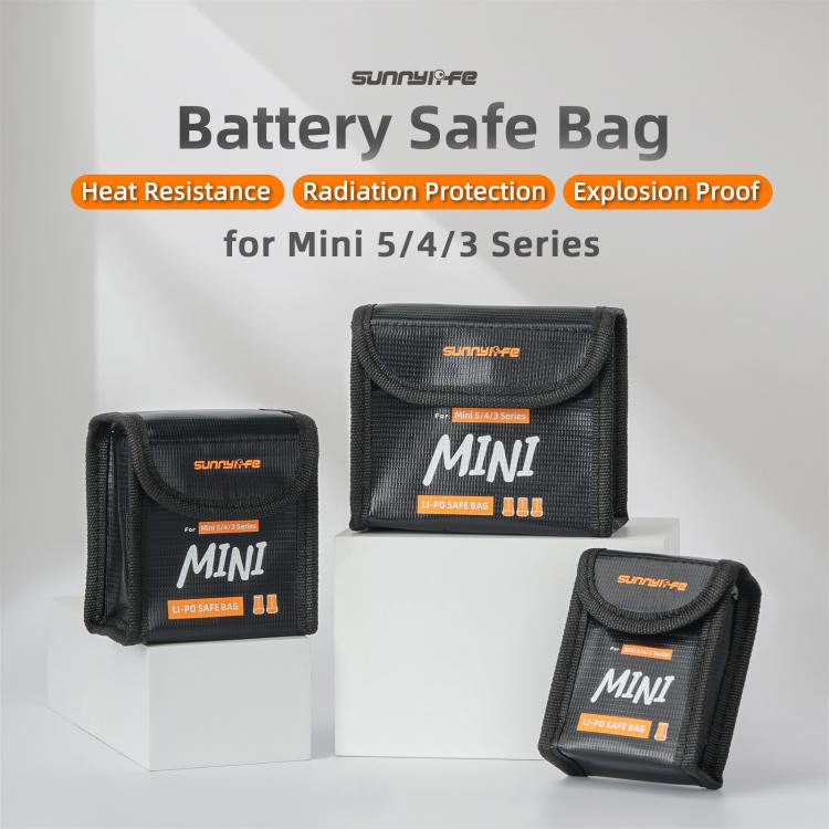 Bolsa protectora a prueba de explosiones para baterías de litio de 3 piezas para DJI Mini 5 — imagen 2