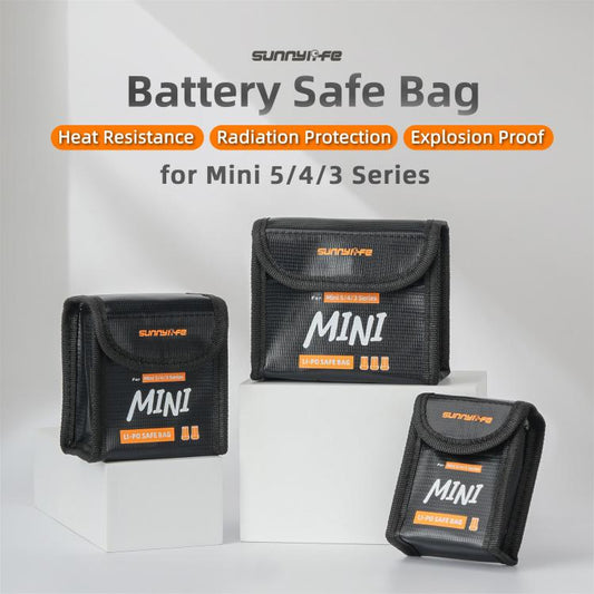 Bolsa protectora a prueba de explosiones para baterías de litio de 3 piezas para DJI Mini 5 — imagen 2