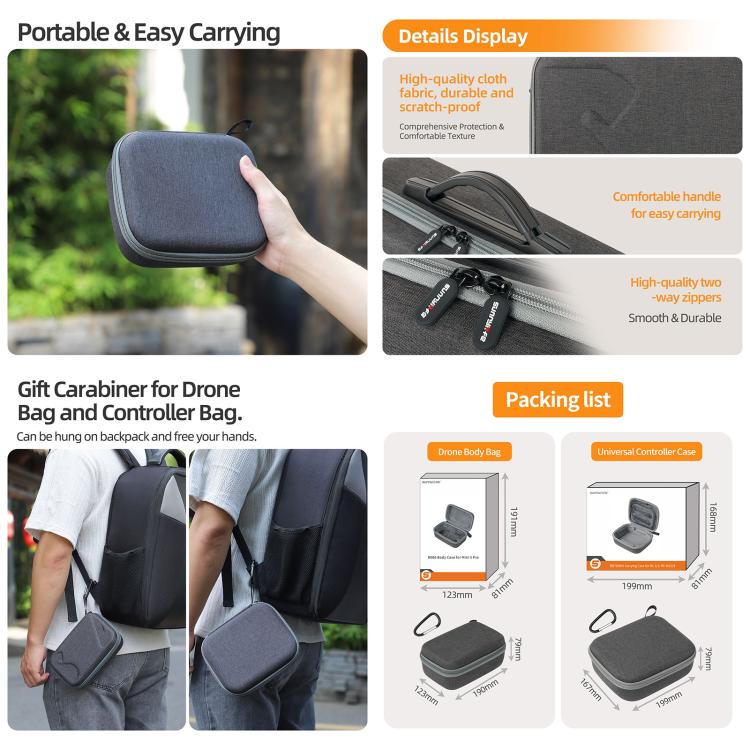 Bolsa rígida de viaje Sunnylife para DJI Mini 5 Pro — imagen 11