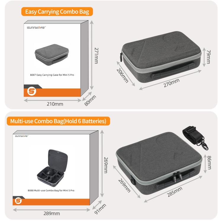 Bolsa de viaje rígida Sunnylife para el controlador RC 2/1/RC-N3/2/1 — imagen 12