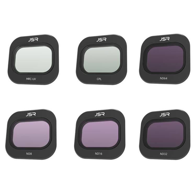 Filtro de lente para cámara de dron JSR KB Serie, filtro: 6 en 1 ND8-64 UV CPL para DJI Mini 5 Pro