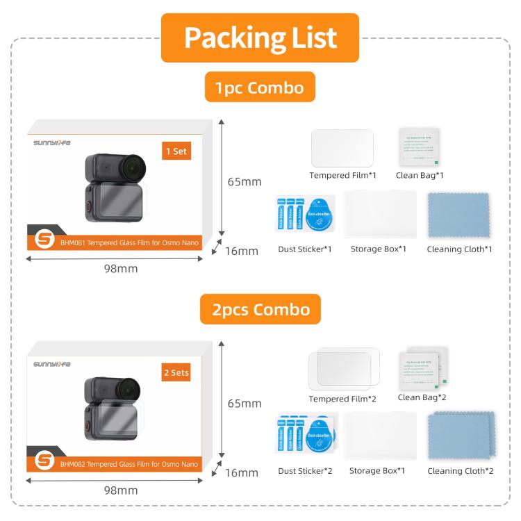 Protectores de pantalla 2 Sunnylife de vidrio templado (transparentes) — imagen 10