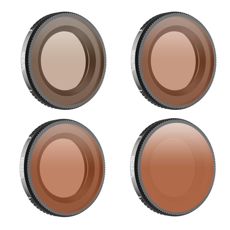 Filtro de lente para cámara Osmo Nano Sunnylife, filtro 4 en 1 NDPL para DJI Osmo