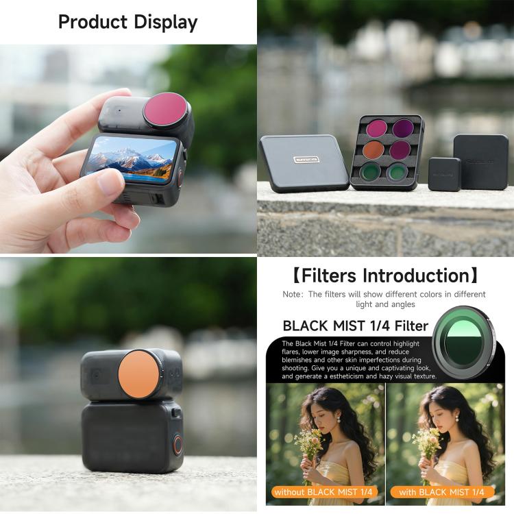 Filtro de lente para cámara Osmo Nano Sunnylife, filtro: 3 en 1 luz y sombra para DJI Osmo — imagen 5