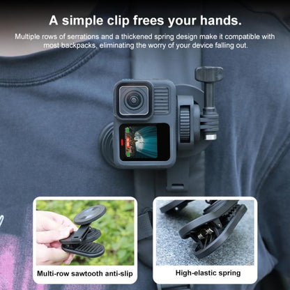 Soporte RUIGPRO - magnético para mochila con clip para teléfono y cámara (tipo clip) — imagen 5