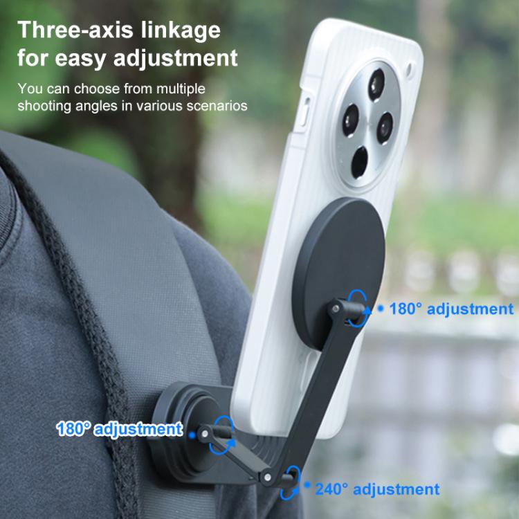 Soporte RUIGPRO - magnético para mochila con clip para teléfono y cámara (tipo clip) — imagen 6