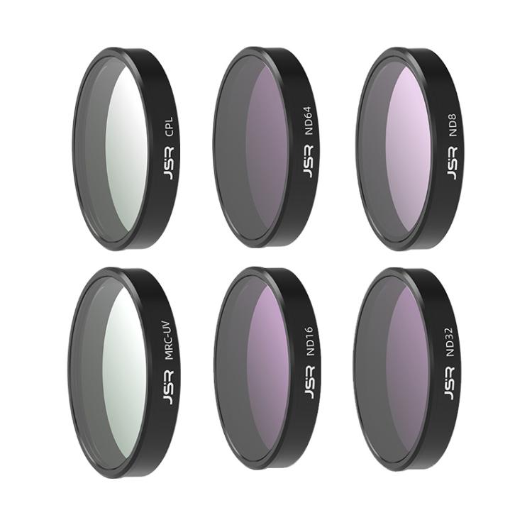 Filtro de lente, filtro: 6 en 1 ND8-64 CPL UV