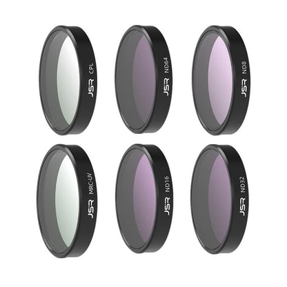 Filtro de lente, filtro: 6 en 1 ND8-64 CPL UV